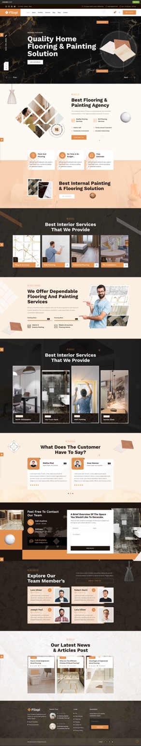 Aperçu du template Fllopi